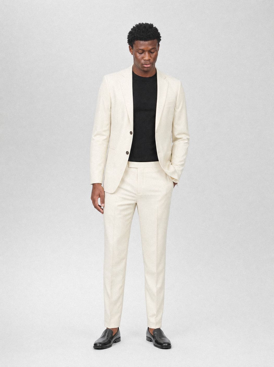 Ivory Two-Piece Suit