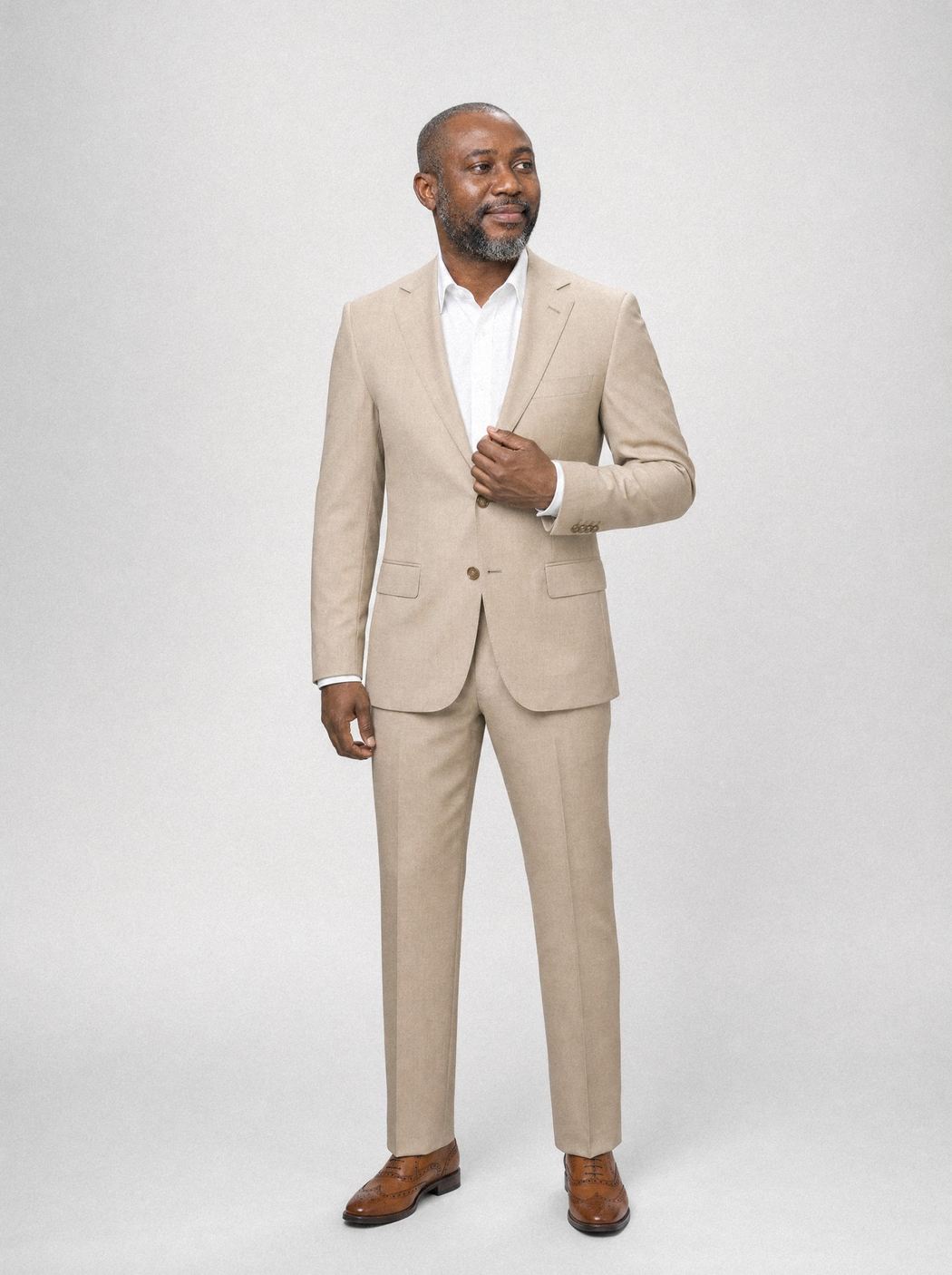 Stone Two-Piece Suit